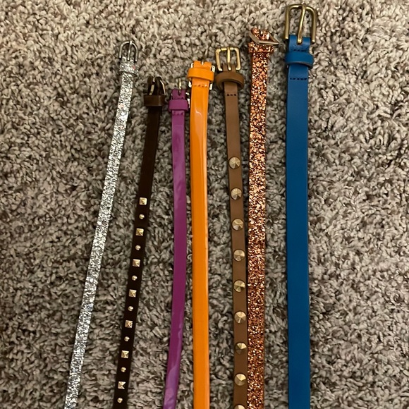 Bundle of Jcrew genuine leather belts size medium